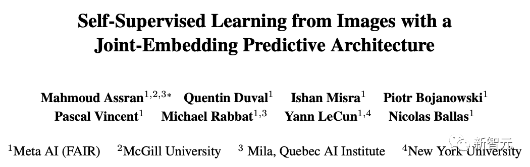 LeCun的世界模型出场!Meta震撼发布首个「类人」模型,理解世界后补全半张图,自监督学习众望所归