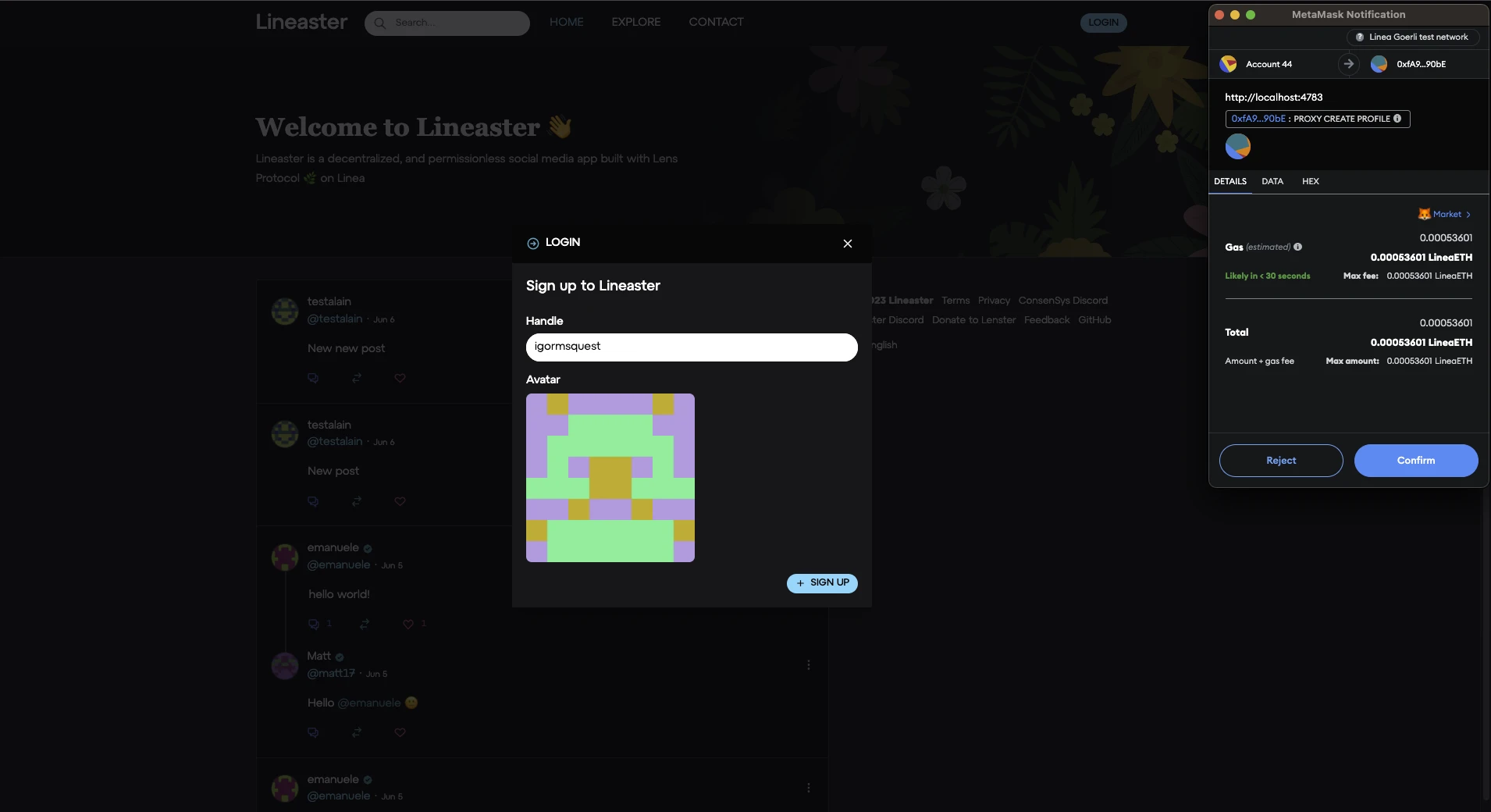 交互全指南:两小时完成Linea「大航海计划」第七周任务