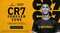 币安 CR7 ForeverZone 推出庆祝密切合作 币安 CR7 ForeverZone 推出庆祝密切合作