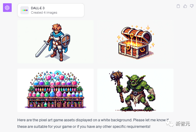 DALL·E 3瞬间生成素材,零成本制作数千万流水游戏!OpenAI总裁转赞