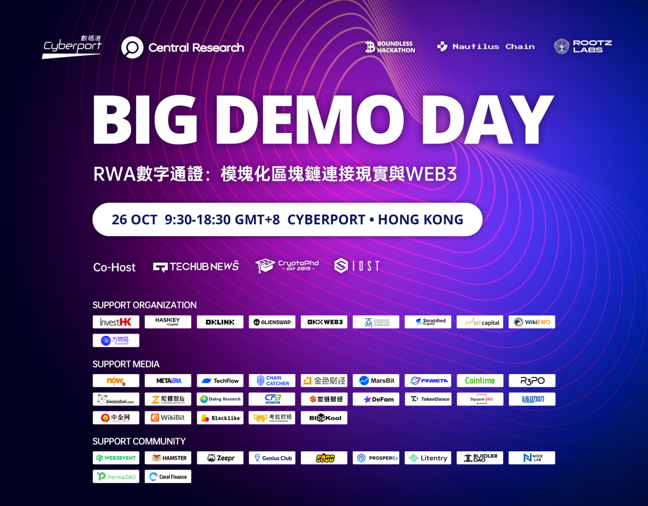 香港Web3盛會Big Demo Day第八期強勢來襲!
