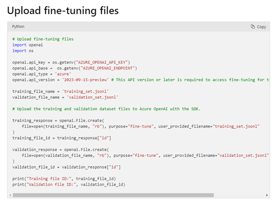 微软Azure OpenAI支持数据微调啦!可打造专属ChatGPT