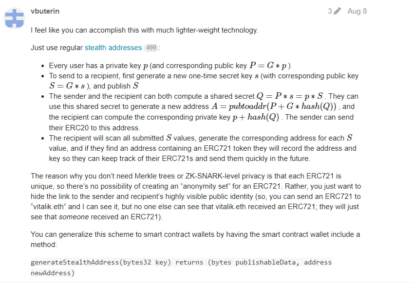 隐私的轻量化趋势:EIP-5564隐形地址钱包会替代Tornado吗?