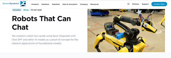 将ChatGPT与物理机器人结合，波士顿动力开发了一只怪物！