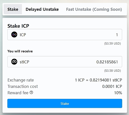 释放 NNS 流动性？详解 IC 链第一个 LSD 协议 StakedICP