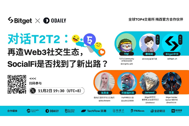 对话T2T2:再造Web3社交生态,SocialFi是否找到了新出路? 对话T2T2:再造Web3社交生态,SocialFi是否找到了新出路?