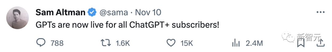 1分钟诞生一个新GPT!3天内定制GPT大爆发,理想型男友、科研利器全网刷屏