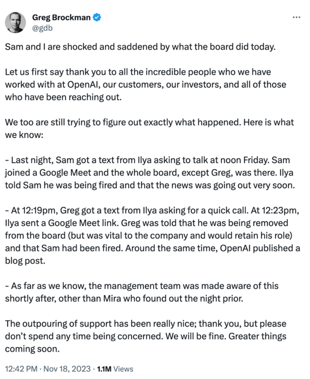 Altman 被罢免原因来了？OpenAI 内乱的来龙去脉