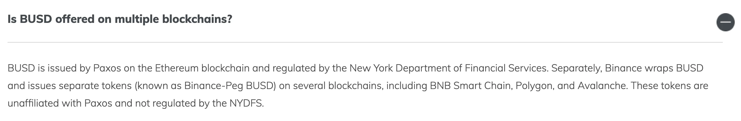 你手中的BUSD,是“真正”的BUSD吗?
