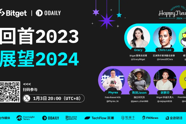 Bitget & ODAILY联合AMA实录:回首2023,展望2024 Bitget & ODAILY联合AMA实录:回首2023,展望2024