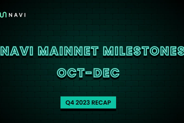 2023年四季度NAVI主网里程碑事件回顾 2023年四季度NAVI主网里程碑事件回顾