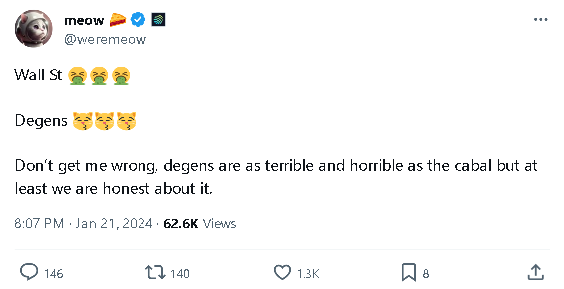 对话Jupiter创始人Meow:代币价值源自社区共识 对话Jupiter创始人Meow:代币价值源自社区共识