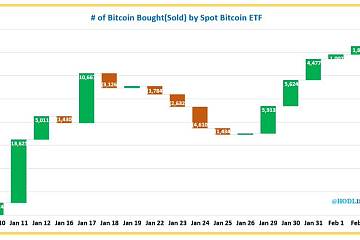 美国比特币现货ETF推出以来已净买入约3.8万枚比特币 美国比特币现货ETF推出以来已净买入约3.8万枚比特币