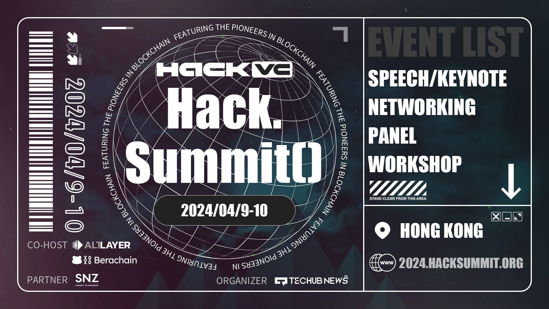 EthSign联合创始人POTTER LI确认出席Hack .Summit() 香港区块链开发者大会!