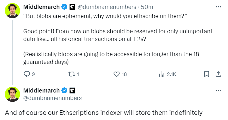 Ethscriptions2.0?一文读懂最新上线的Blobscriptions