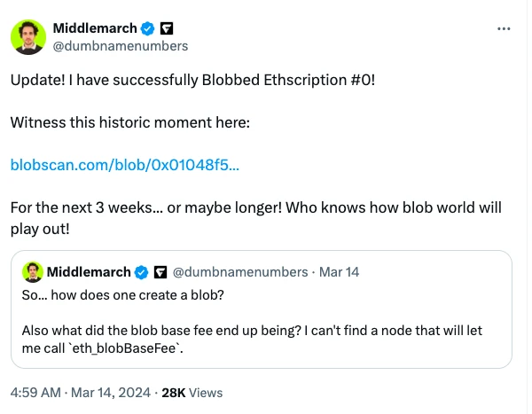 Blobscription狂飙日:以太坊的喜与忧