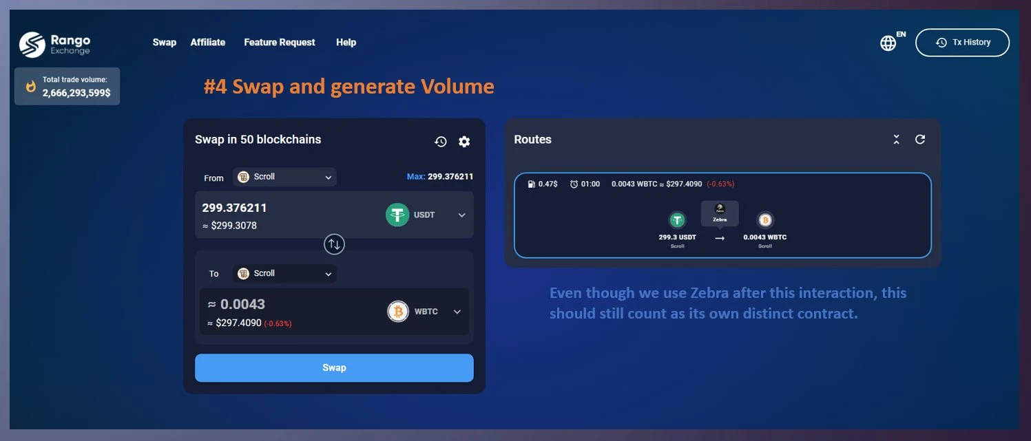 交互教程:如何获得Scroll生态潜在空投?