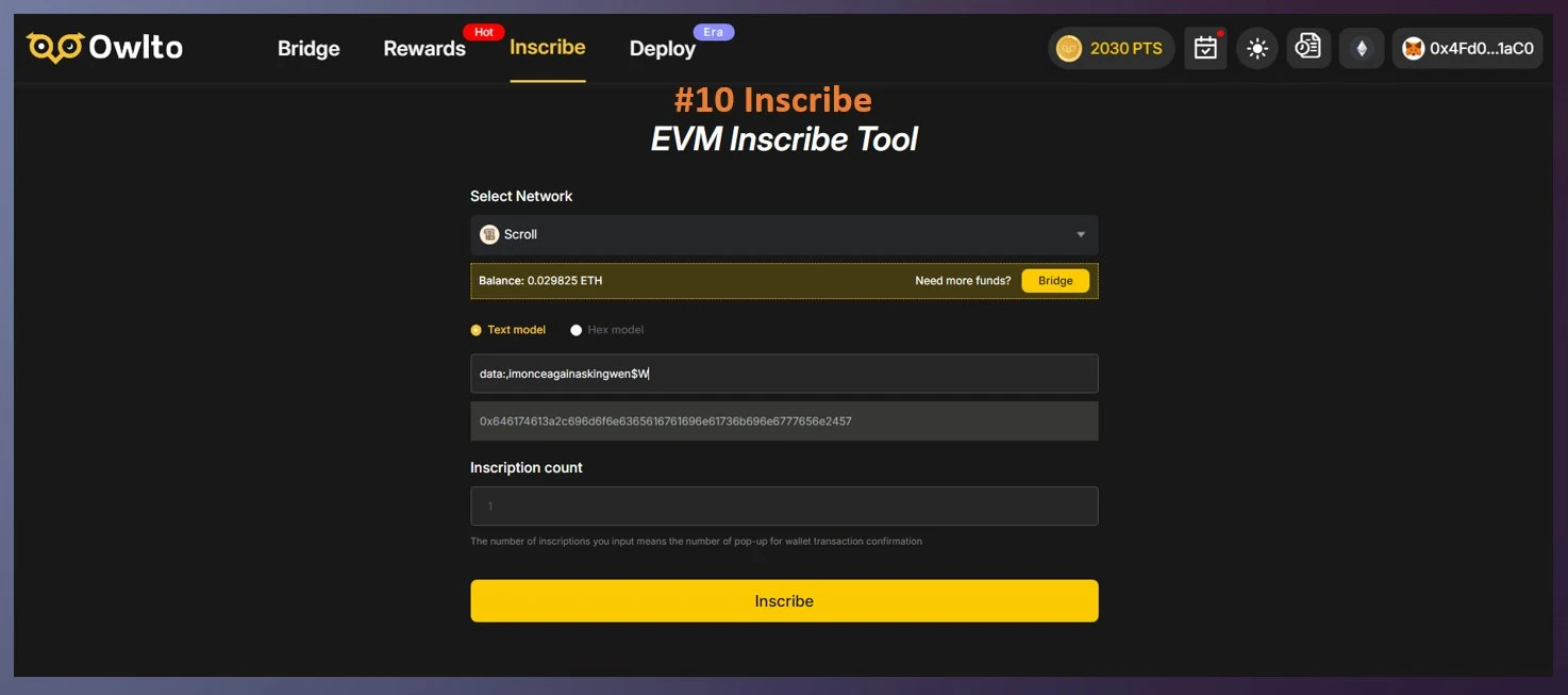交互教程:如何获得Scroll生态潜在空投?