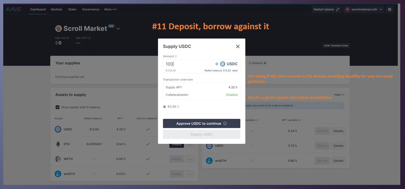 交互教程:如何获得Scroll生态潜在空投?