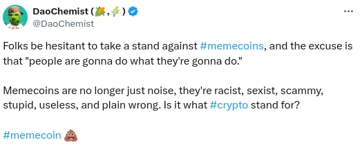 Vitalik:人们为何如此热衷Meme币?Meme币的好坏之分在于?