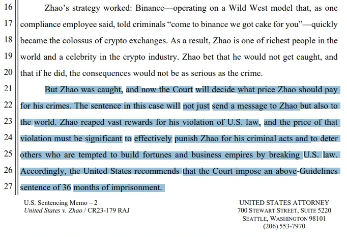 CZ或被监禁3年,辩护文件披露其不为人知的温情一面