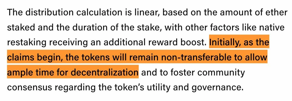 王炸降临,一文梳理EigenLayer空投关键信息