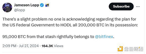 特朗普当选后不会出售美国BTC 被扣押的资产怎么办?