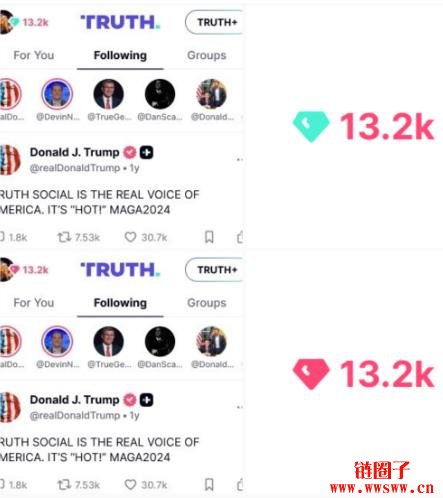 Truth Social串流平台Patriot Package公测开跑，宝石代币即将上线