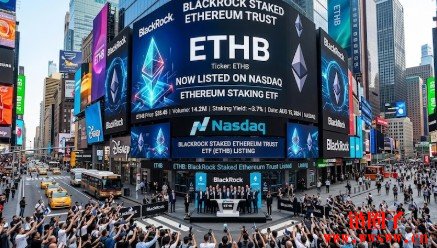 贝莱德质押以太坊信托ETHB正式上市，ETH成功站上月线